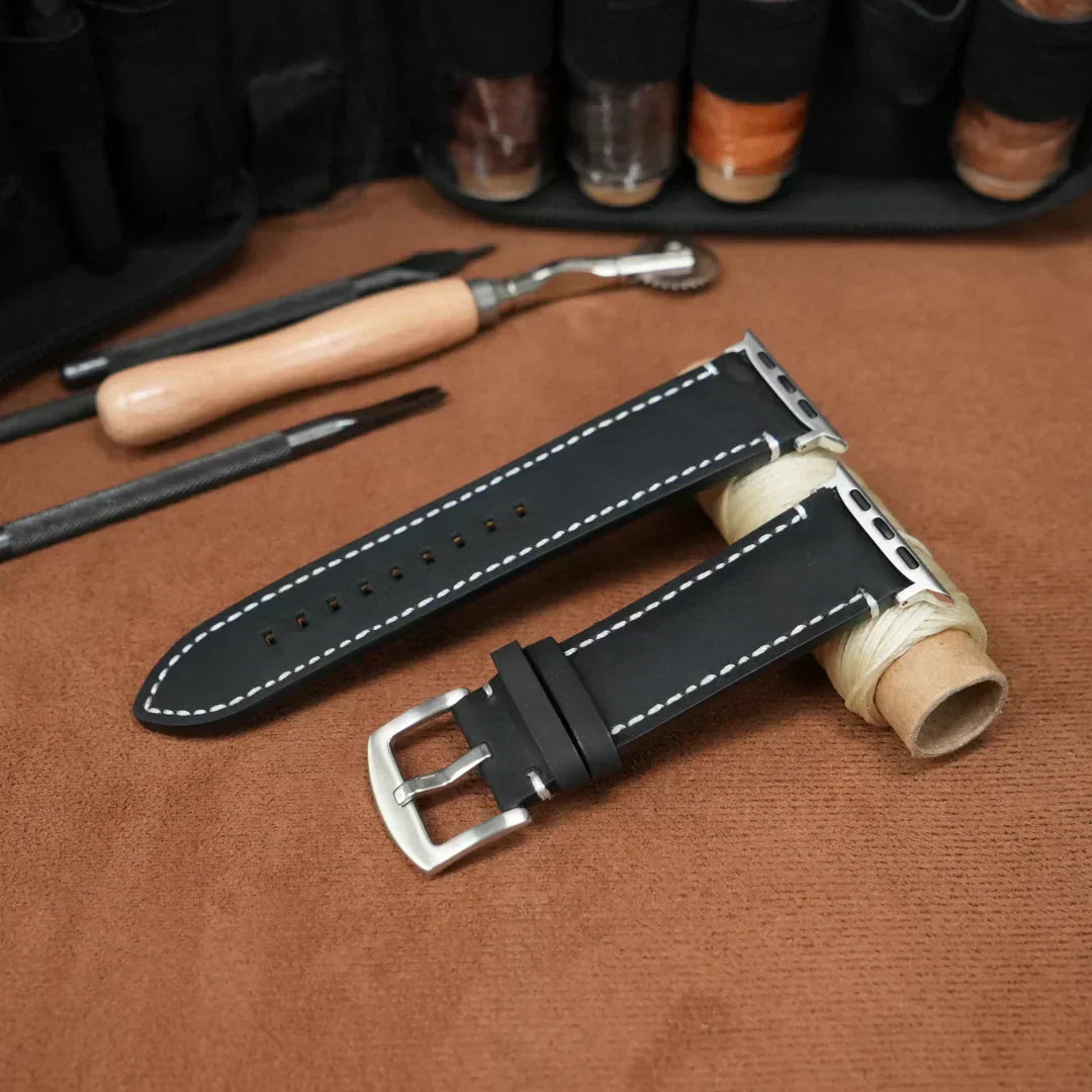 Premium Classic Leather Strap for Apple Watch