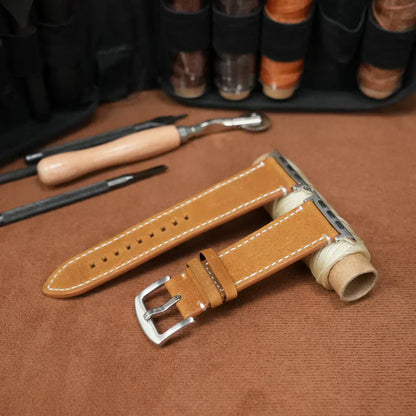 Premium Classic Leather Strap for Apple Watch