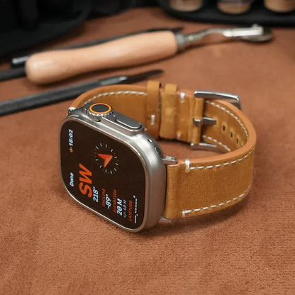 Premium Classic Leather Strap for Apple Watch