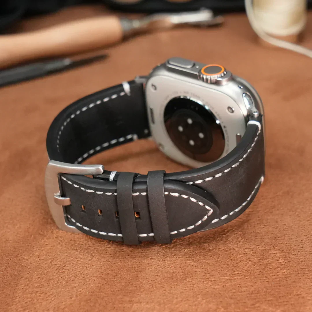 Premium Classic Leather Strap for Apple Watch