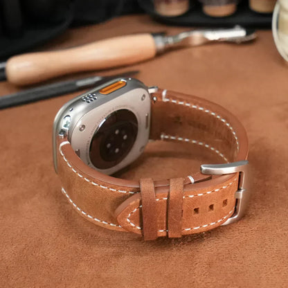 Premium Classic Leather Strap for Apple Watch