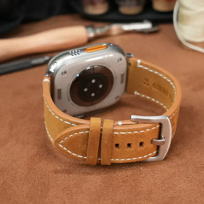 Premium Classic Leather Strap for Apple Watch
