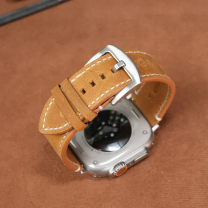 Premium Classic Leather Strap for Apple Watch
