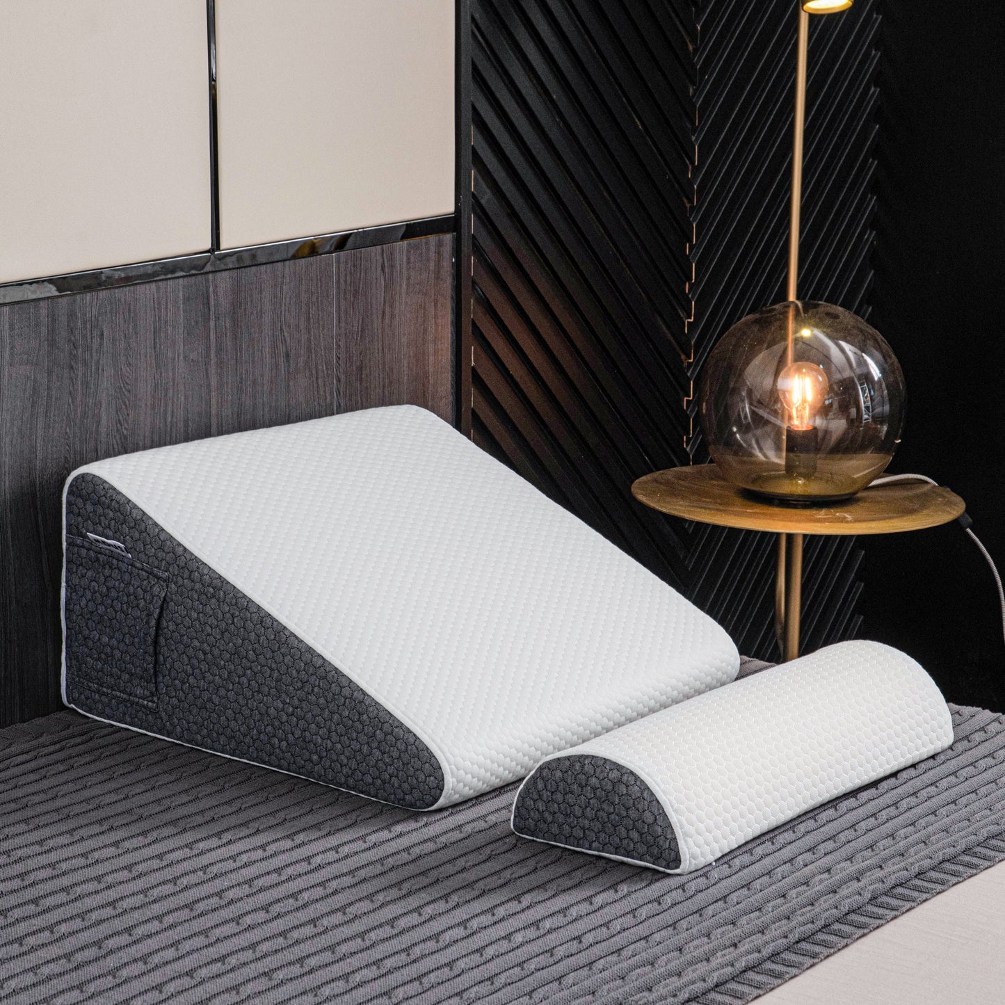Contour Foam Pillow for Snore Relief and Back Support