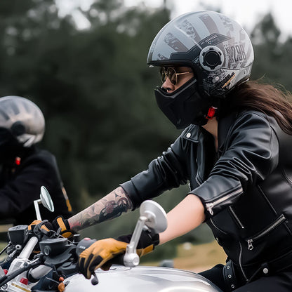 Safety Certified Full Face Modular Motorcycle Helmet