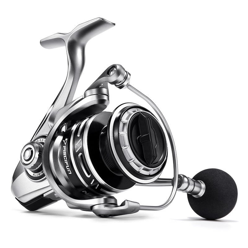 Durable Saltwater Spinning Fishing Reel with Aluminum Body