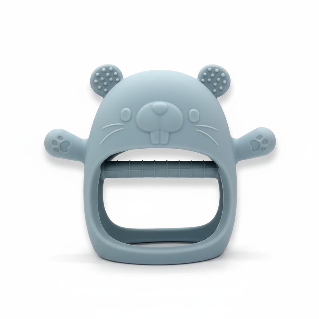 Soft Baby Teething Silicone Mitten Chew Toy