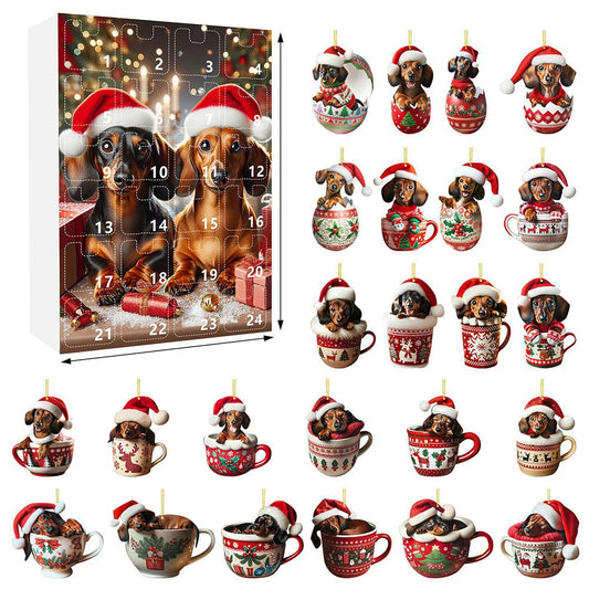 Fun Dog Advent Calendar with Daily Puppy Surprises - Lusomart