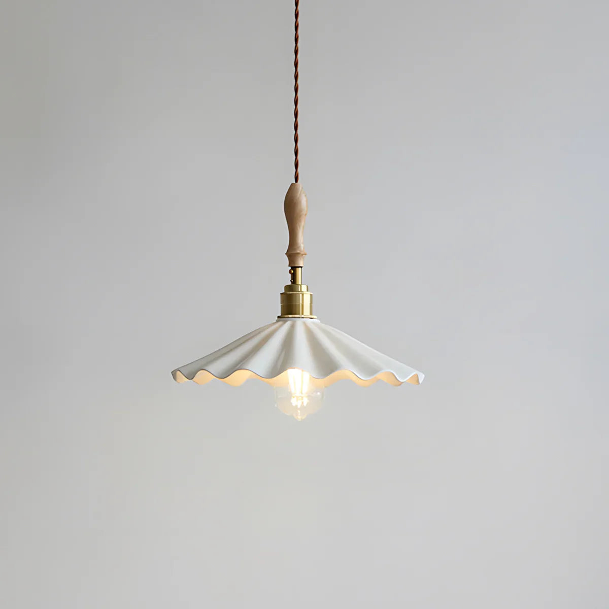 Stylish Folded Ceramic Hanging Light - Lusomart
