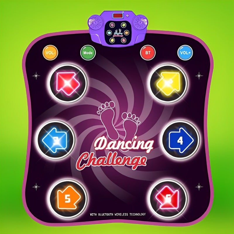 Fun Kids Dance Pad with Bluetooth and 5 Game Modes - Lusomart