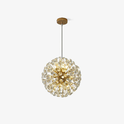 Sparkling Drop Pendant Light, Elegant Crystal Ceiling Chandelier