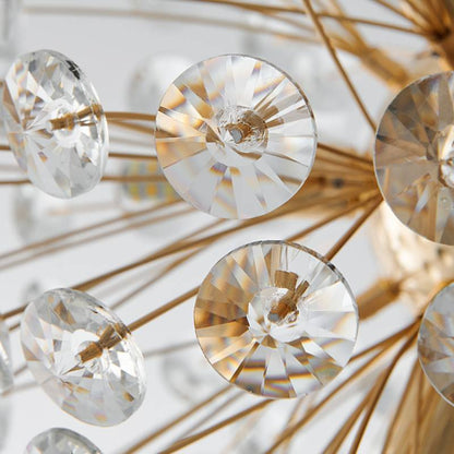 Sparkling Drop Pendant Light, Elegant Crystal Ceiling Chandelier