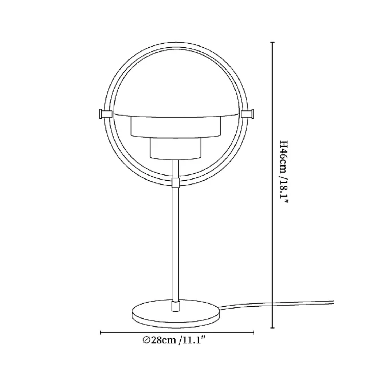 Daniso Danish Table Lamp 2