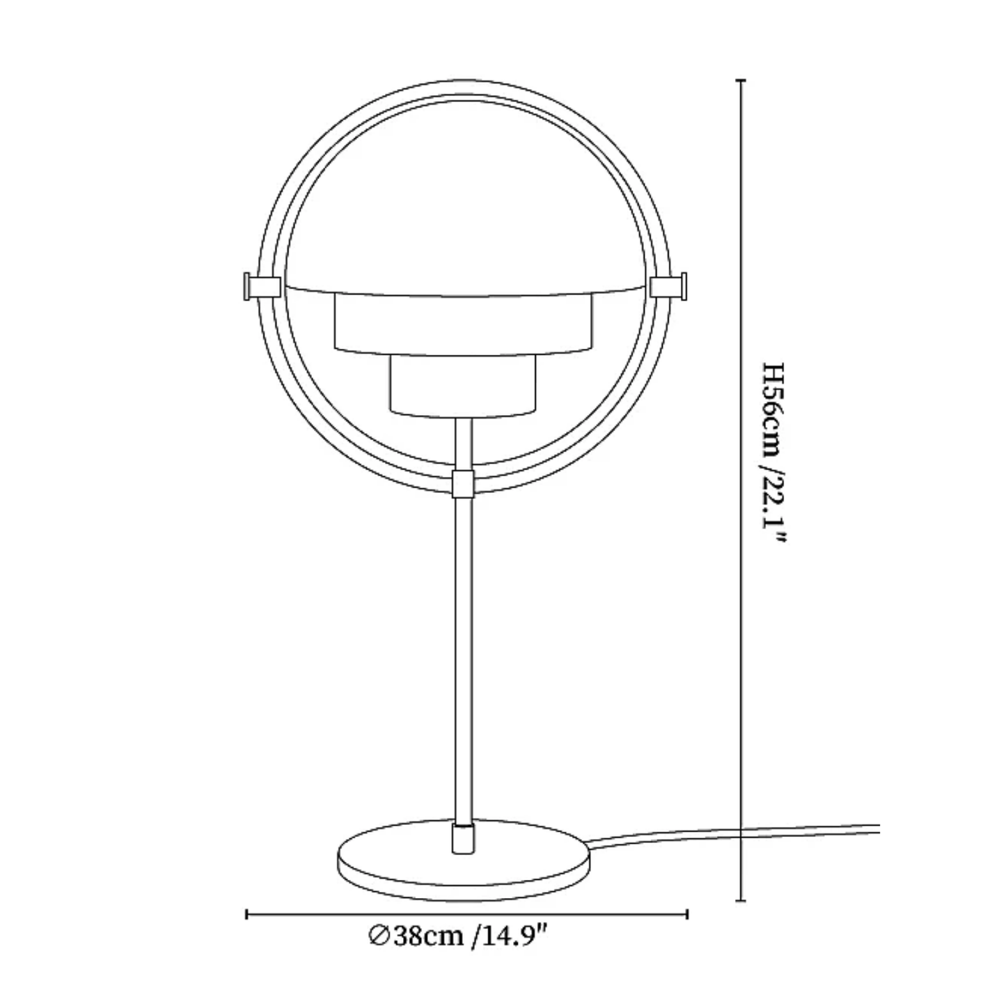 Daniso Danish Table Lamp 3