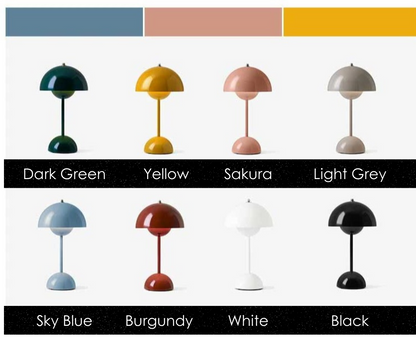 Retro Style Mushroom Table Lamp Warm Ambient Light