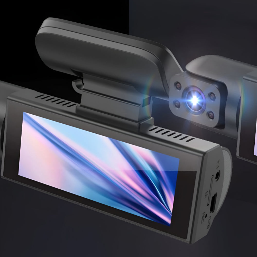 Dual Lens 1080P Car Camera Dash Cam Recorder