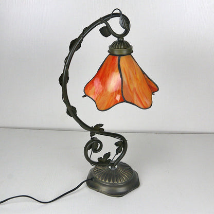 Vintage Style Glass Table Lamp Classic Home Lighting
