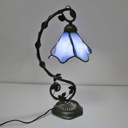 Vintage Style Glass Table Lamp Classic Home Lighting - Lusomart