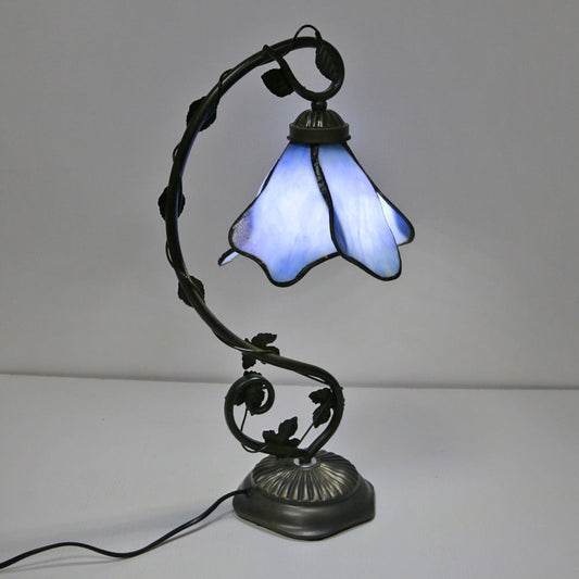 Vintage Style Glass Table Lamp Classic Home Lighting - Lusomart
