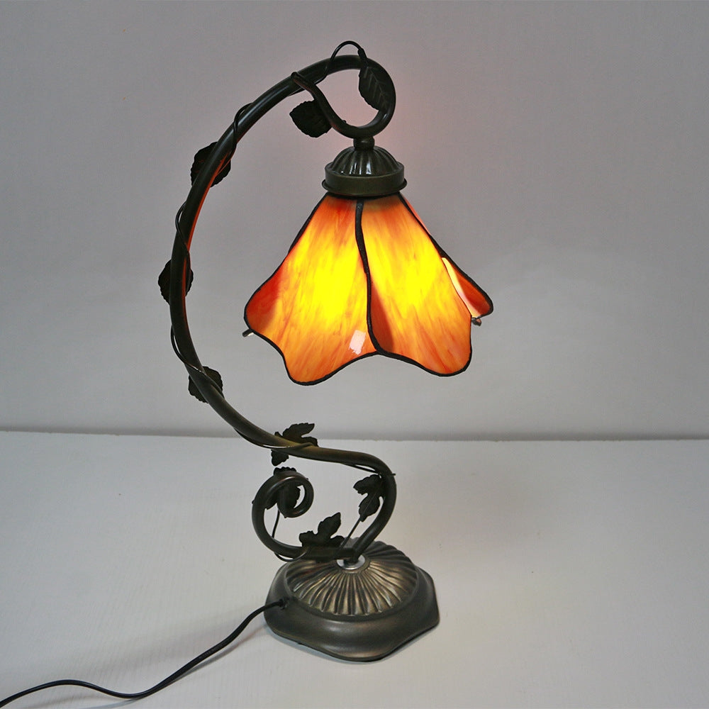 Vintage Style Glass Table Lamp Classic Home Lighting
