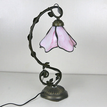 Vintage Style Glass Table Lamp Classic Home Lighting