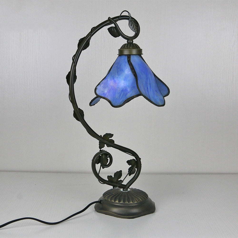 Vintage Style Glass Table Lamp Classic Home Lighting