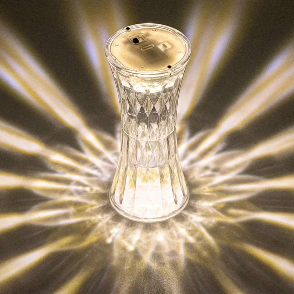 Luxury Crystal LED Table Lamp - Lusomart