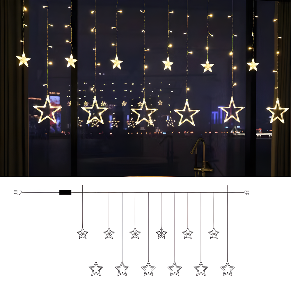 String Fairy Lights Warm White Decorative Panel
