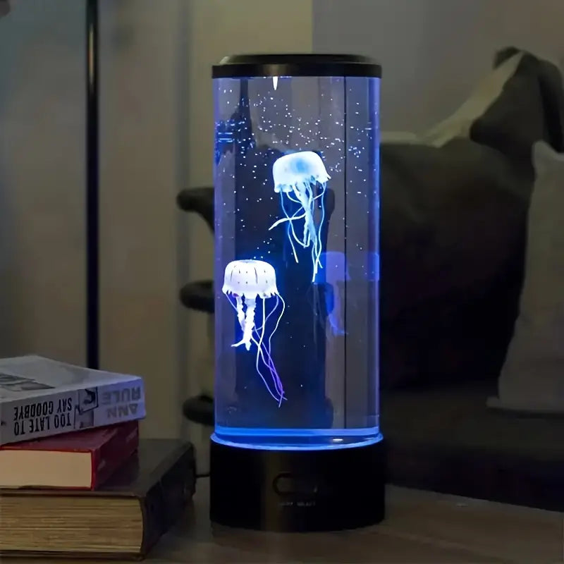 Soothing LED Jellyfish Table Lamp - Lusomart