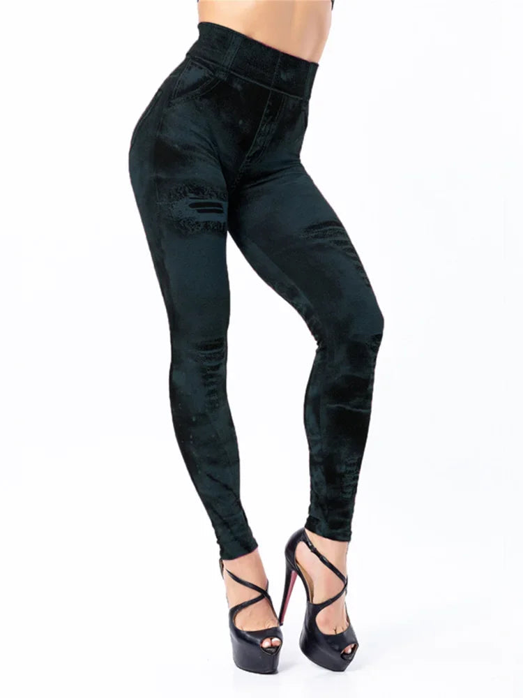 DenimFlex | Chic Comfortable High-Waisted Women's Jeggings 2