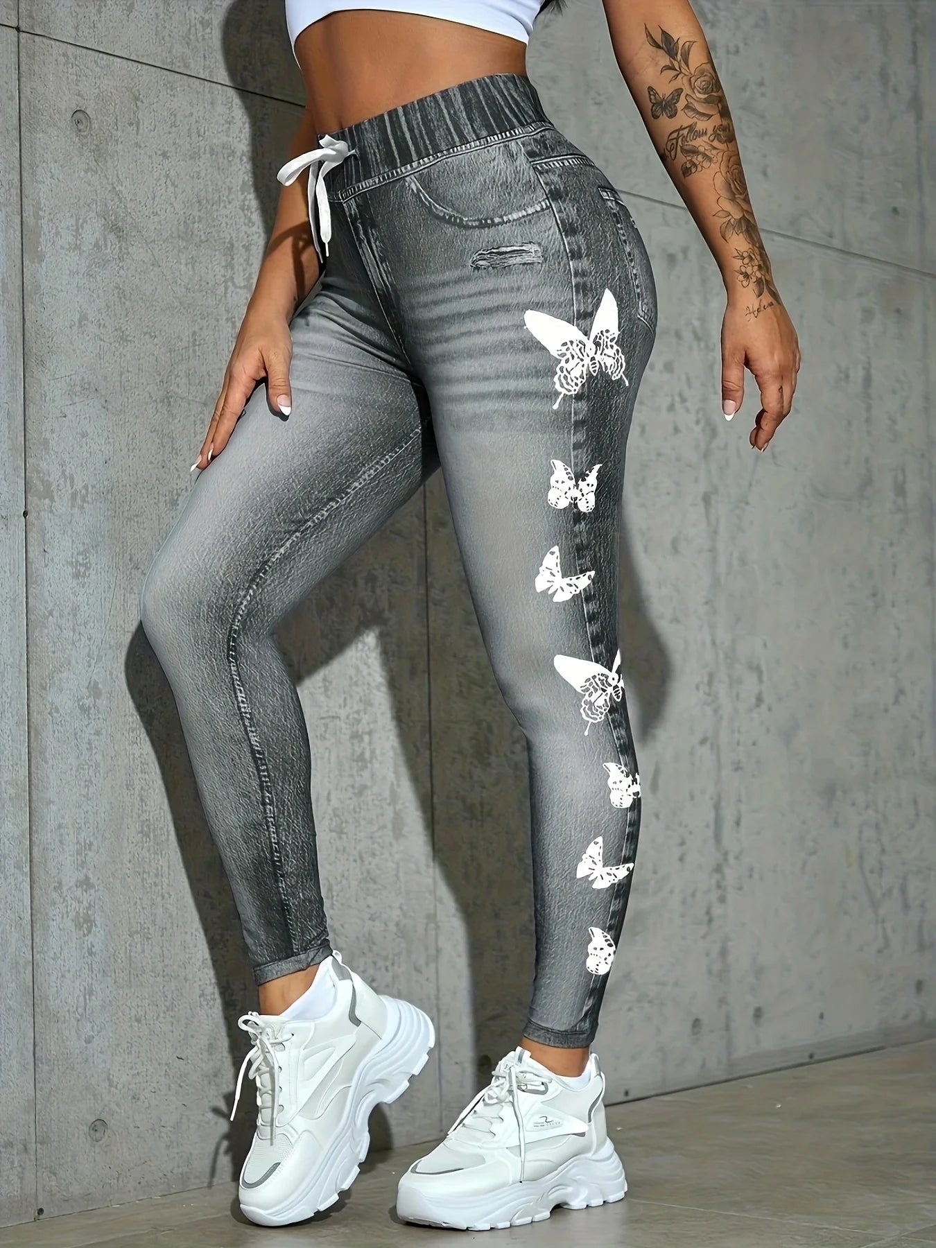 DenimFlex | Stylish Black High-Waisted Jeggings for Women 5