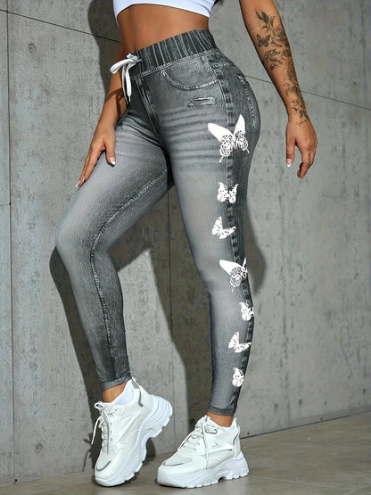 DenimFlex | Stylish Black High-Waisted Jeggings for Women 5