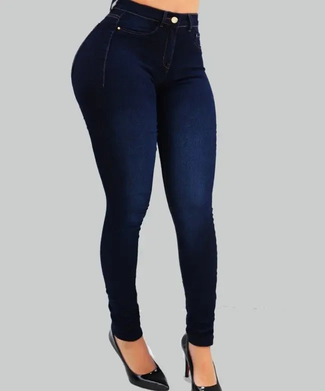 DenimFusion | Stylish High-Waisted Black Jeggings for Women 2