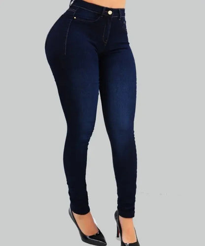 DenimFusion | Stylish High-Waisted Black Jeggings for Women 2