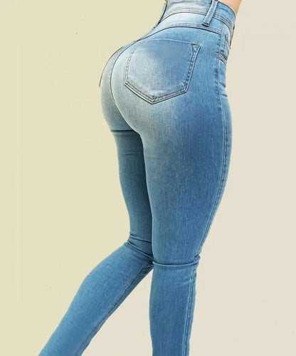 DenimFusion | Stylish High-Waisted Black Jeggings for Women 4