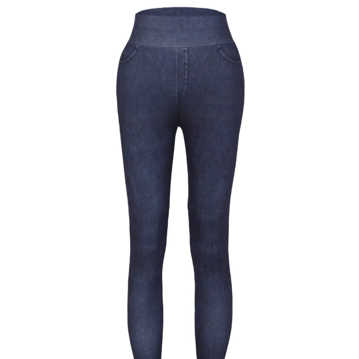 Fashionable High Waisted Skinny Black Jeans for Women - Lusomart