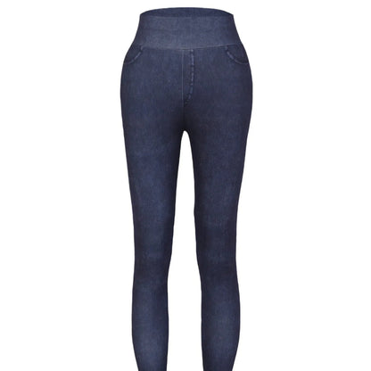 Fashionable High Waisted Skinny Black Jeans for Women - Lusomart