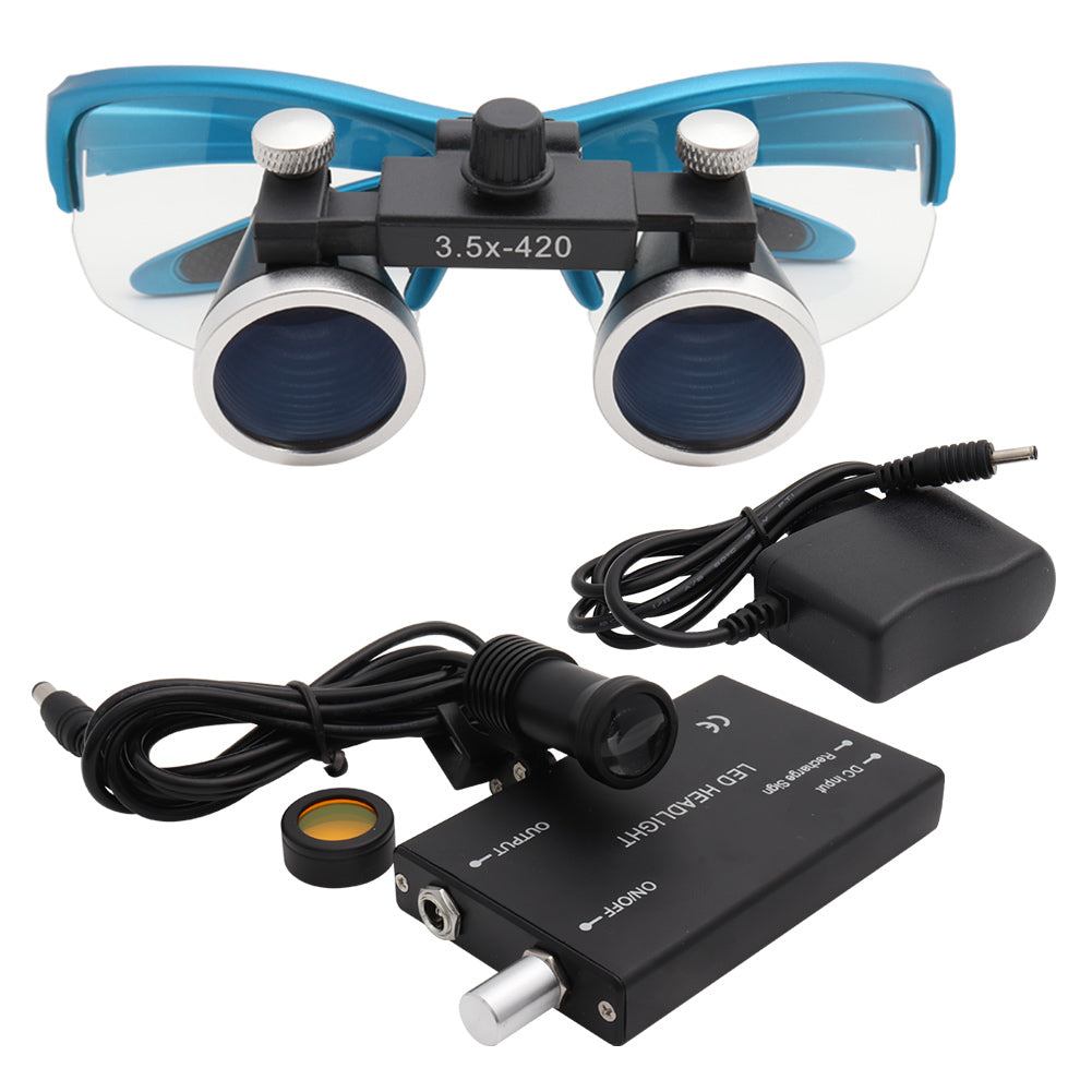 Portable Dental Magnifying Loupes With LED Light