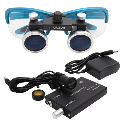 Portable Dental Magnifying Loupes With LED Light