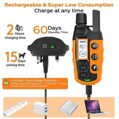 Waterproof Remote Control Dog Training Collar Outdoor