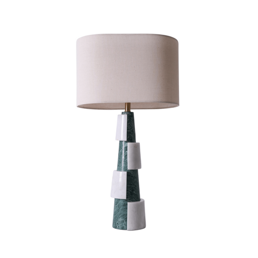 Elegant Marble Desk Lamp with Unique Base - Lusomart