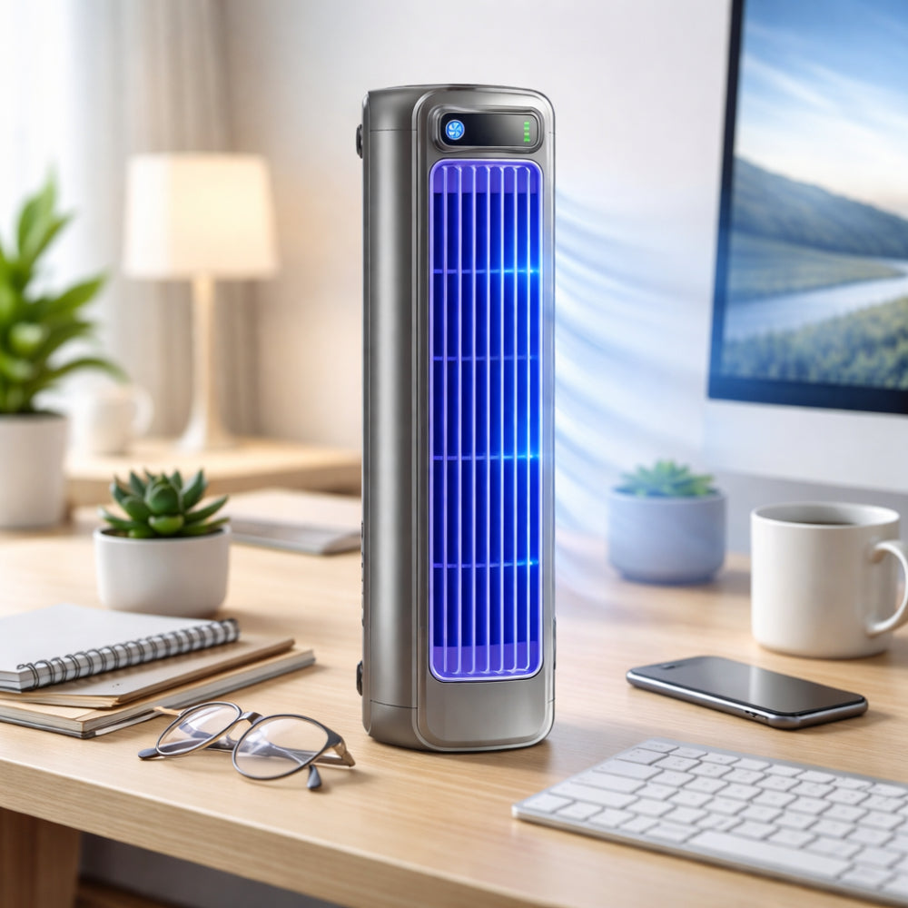 Compact Personal Space Cooling Tower Fan - Lusomart