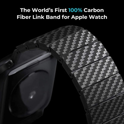 Thin Carbon Fiber Smart Watch Band with Durable Cover