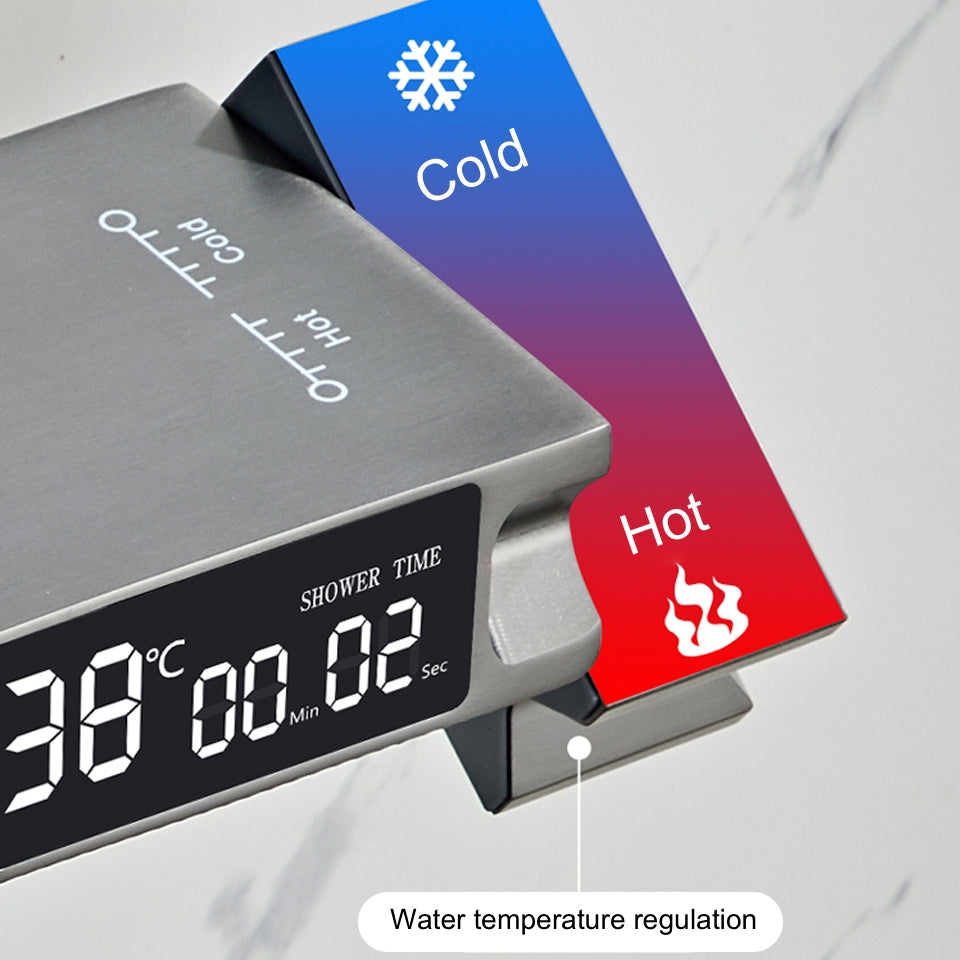 Advanced Shower System with LED Digital Screen