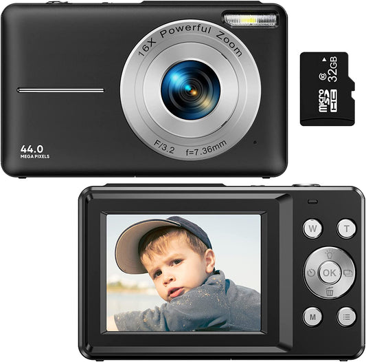 Portable 4K HD Vlogging Camera 16X Digital Zoom - Lusomart