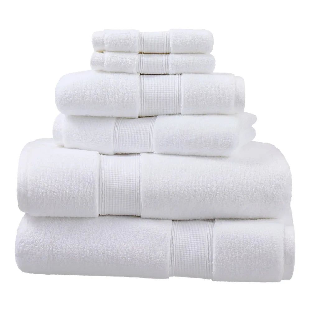 Luxurious Soft 6-Piece Egyptian Cotton Towel Set