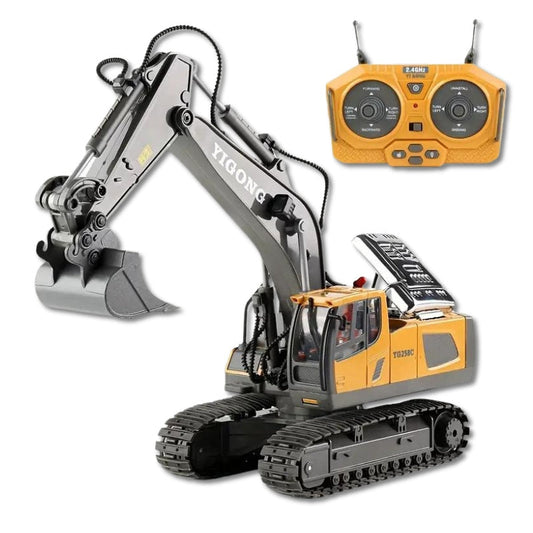 Remote Control Construction Truck with 11 Action Features - Lusomart