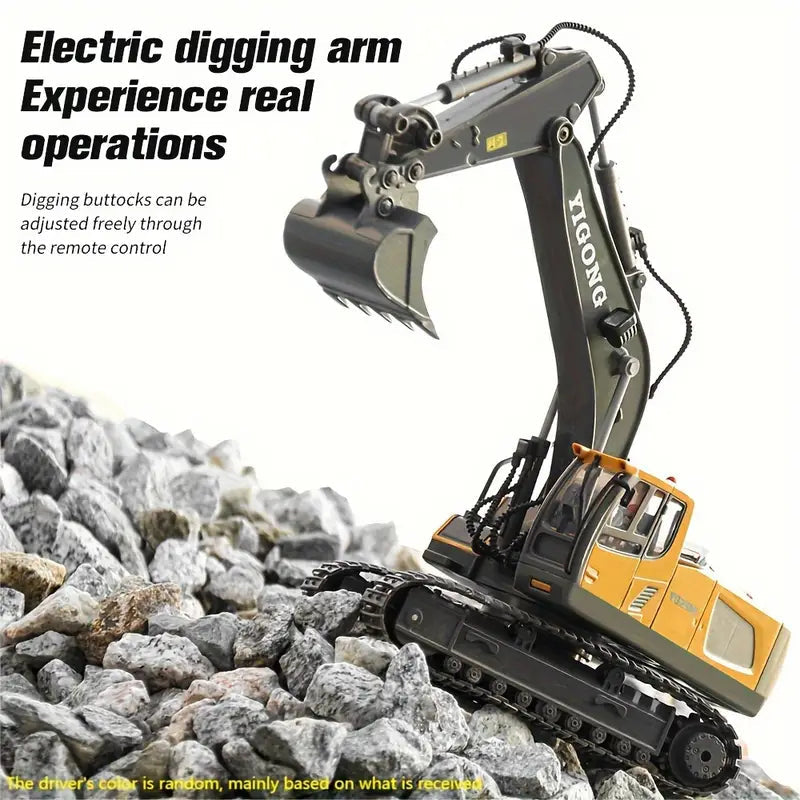 DiggerMaster™ – Realistic RC Excavator with 11 Functions – Remote Control Construction Vehicle 2