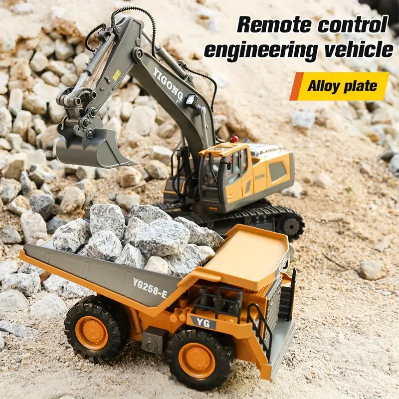 DiggerMaster™ – Realistic RC Excavator with 11 Functions – Remote Control Construction Vehicle 3