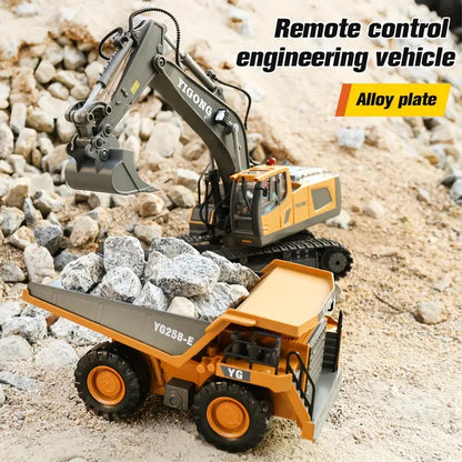 DiggerMaster™ – Realistic RC Excavator with 11 Functions – Remote Control Construction Vehicle 3